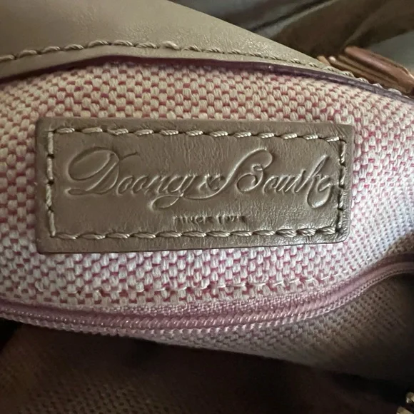 Bundle of Dooney & Bourke McKenzie Hobo with wallet. color: Taupe - Picture 13 of 17